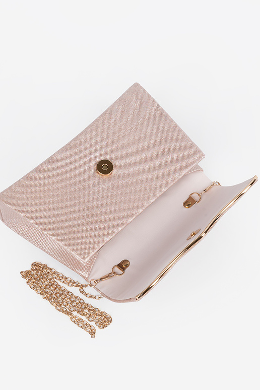 Bolso rosa con cadena