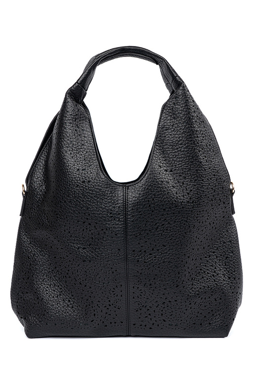 Bolso tipo calado negro