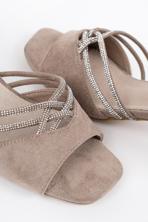 Sandalias de ante color arena para...