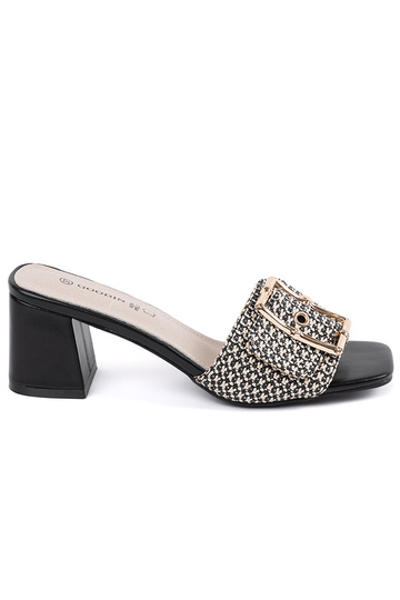 Chanclas blanco-negras de...