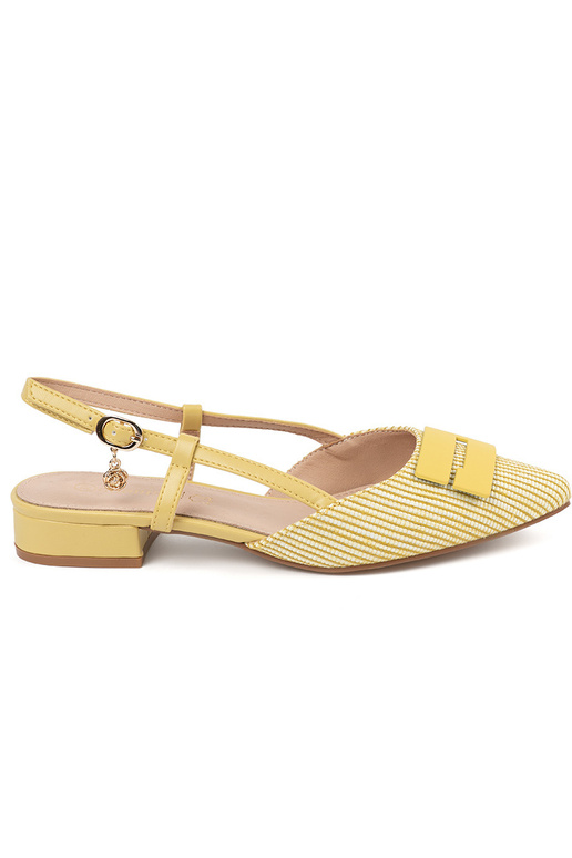 Sandalias amarillas para mujer con...