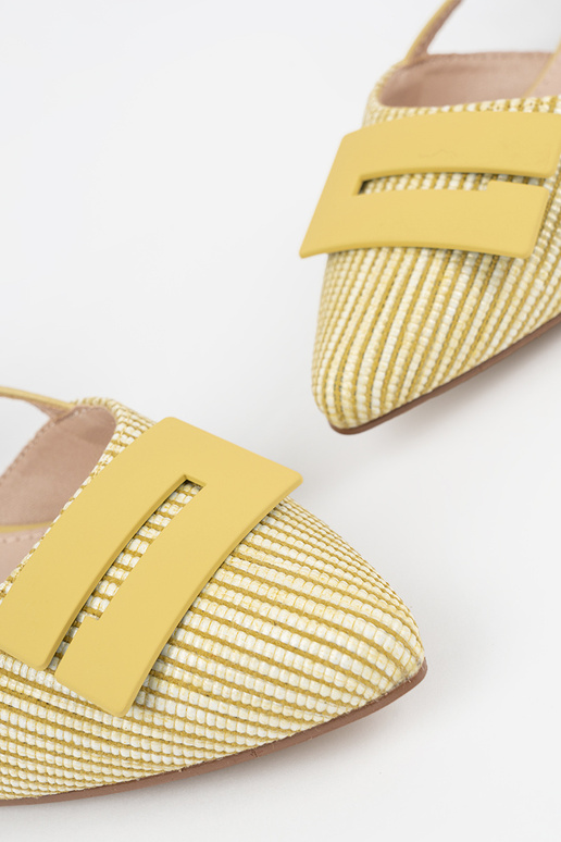 Sandalias amarillas para mujer con...