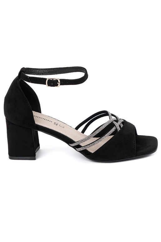 Sandalias de ante negras para mujer... Sandalias de ante negras para mujer...