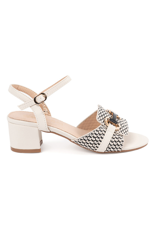 Sandalias blancas para mujer con...