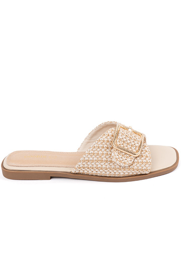 Chanclas color arena con...