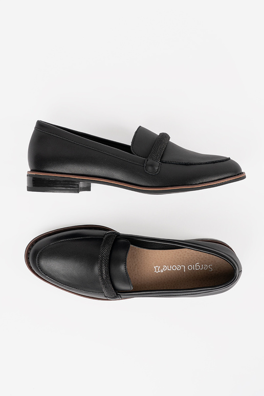 Mocasines negros para mujer con...