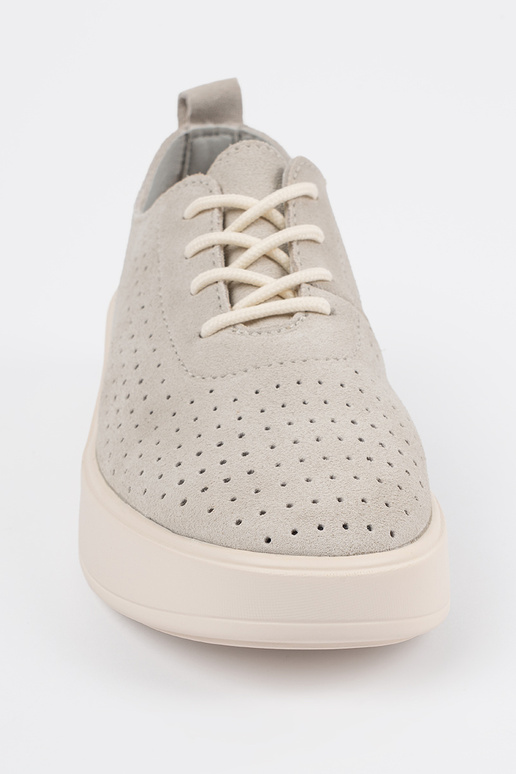 Botines de cuero perforados para...