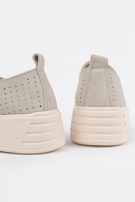 Botines de cuero perforados para...