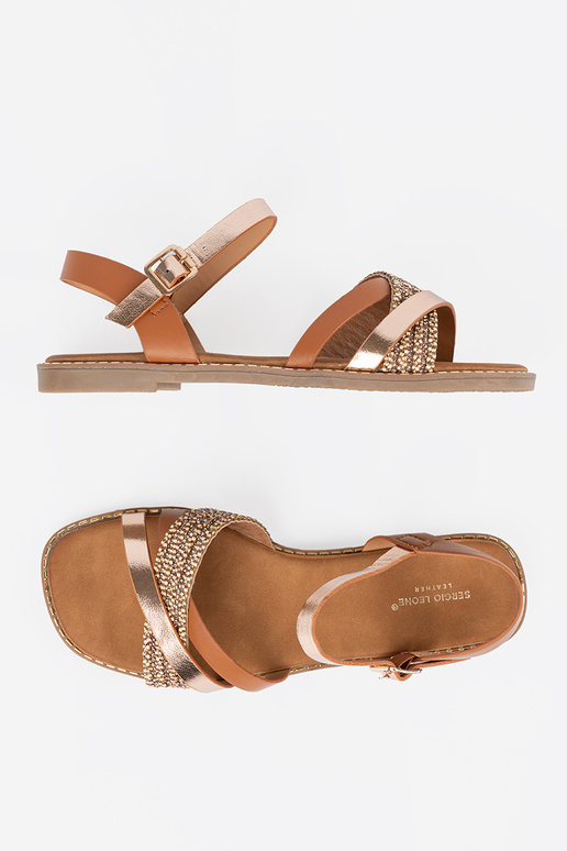 Sandalias de tacón abiertas color...