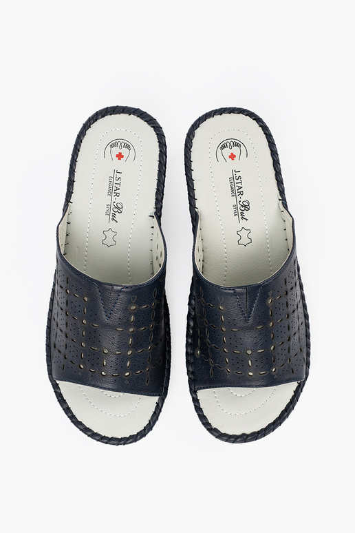 Zapatillas de mujer en plataforma azules