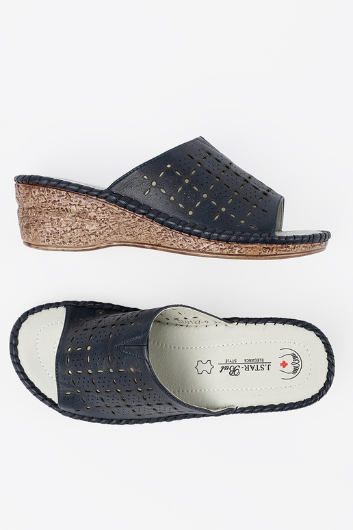 Zapatillas de mujer en plataforma azules