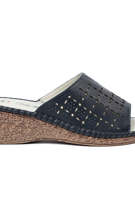 Zapatillas de mujer en plataforma azules