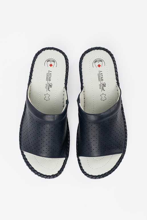 Chanclas con plantillas de cuero...