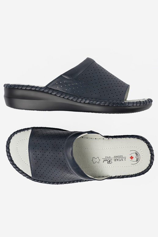 Chanclas con plantillas de cuero...