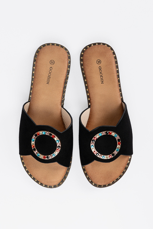 Chanclas de mujer con hebillas y...