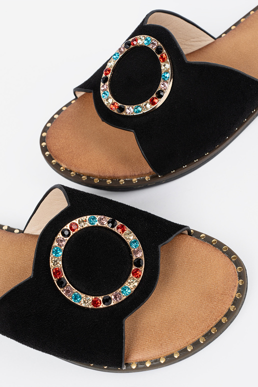 Chanclas de mujer con hebillas y...