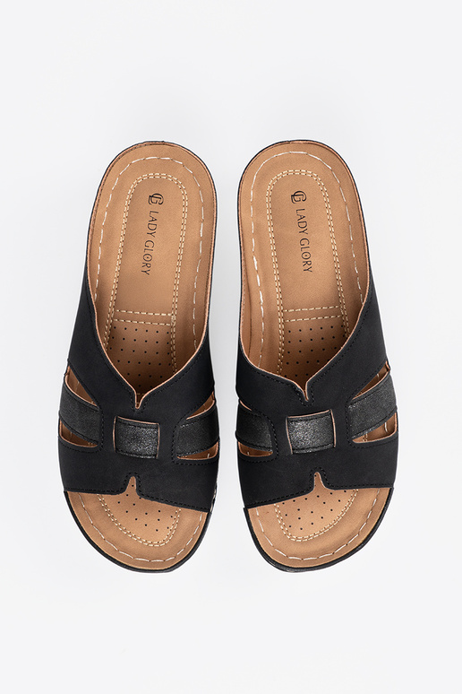 Chanclas de mujer color negro