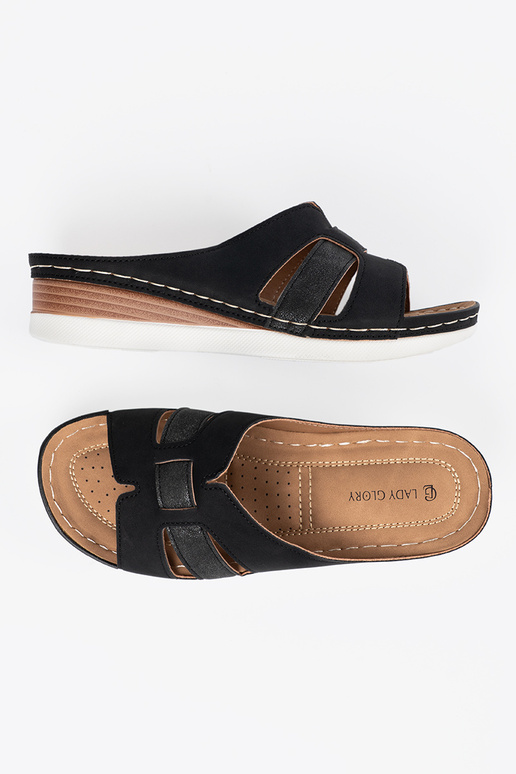 Chanclas de mujer color negro