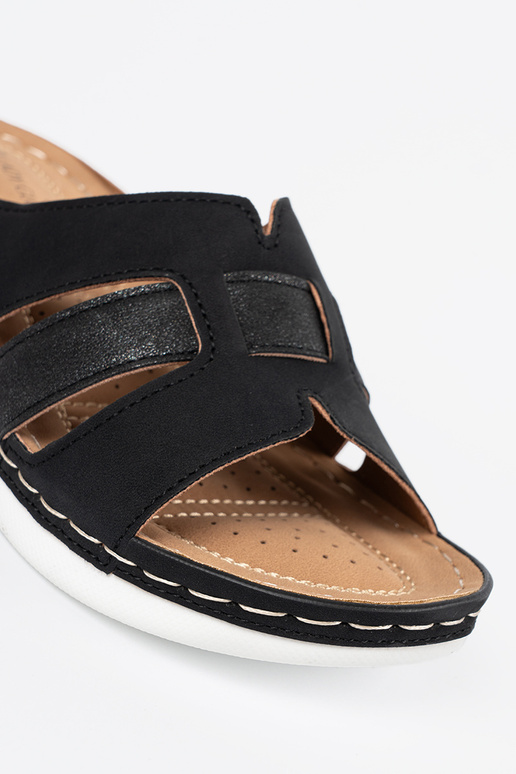 Chanclas de mujer color negro