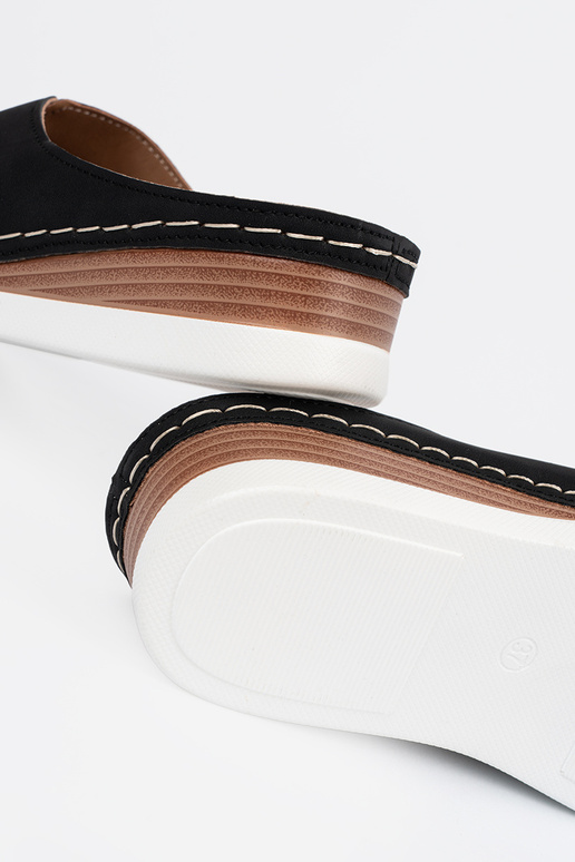 Chanclas de mujer color negro