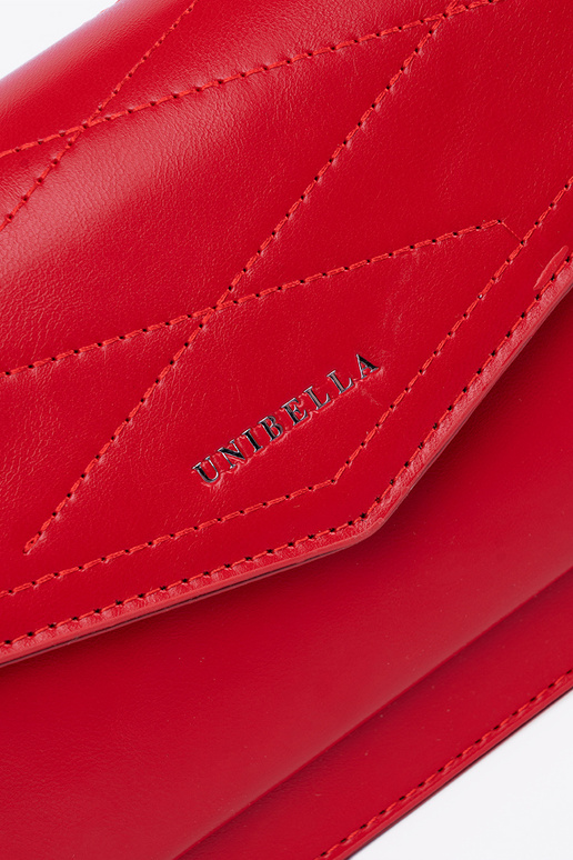 Bolso rojo poco elegante con asa y...