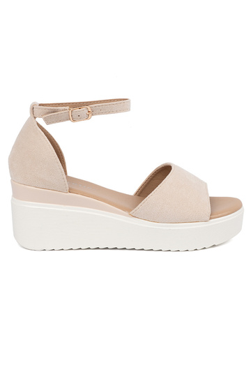 color marfil sandalias...