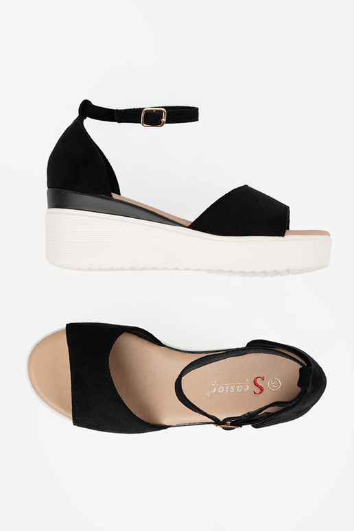 de color negro sandalias mujer na el...