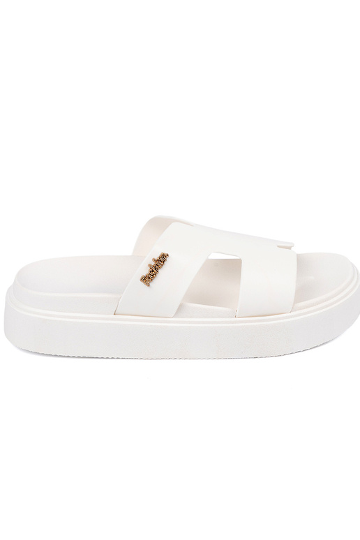 Zapatillas mujer el color blanco con...