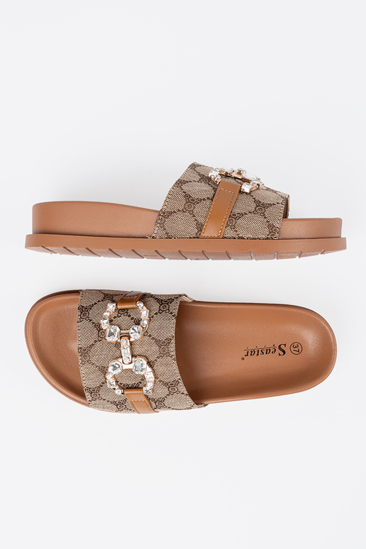 color marrón Zapatillas ze zdobieniem color marrón Zapatillas ze zdobieniem