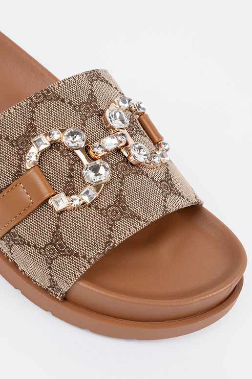 color marrón Zapatillas ze zdobieniem color marrón Zapatillas ze zdobieniem