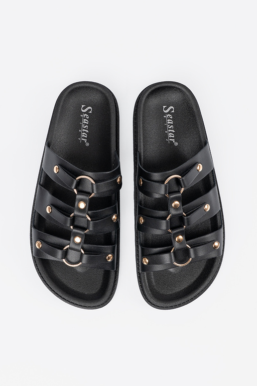 de color negro Zapatillas mujer...