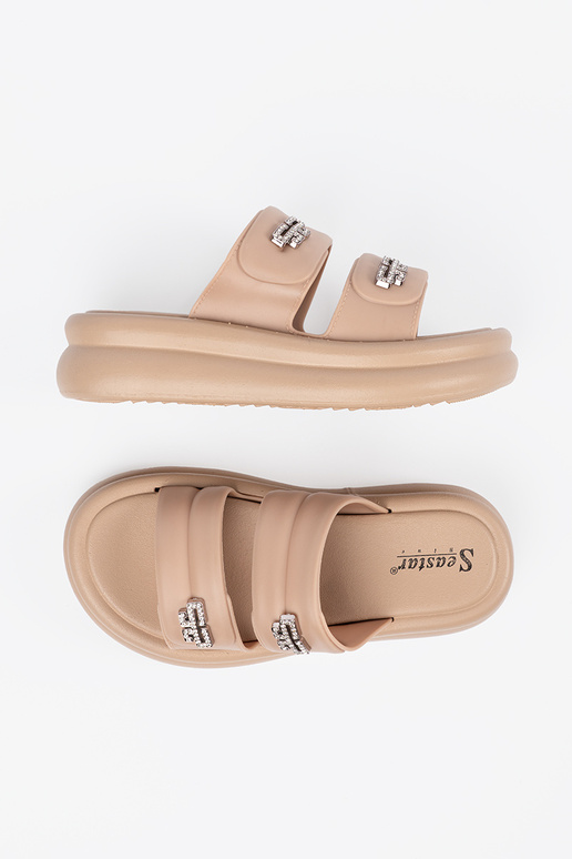 beige Zapatillas mujer con una... beige Zapatillas mujer con una...