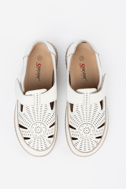 zapatos de mujer calado velcro el...