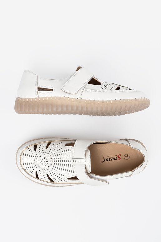 zapatos de mujer calado velcro el...