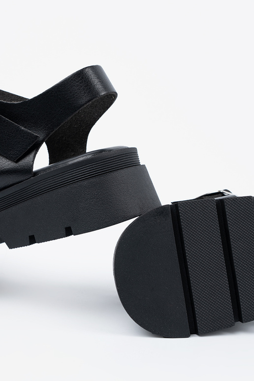 Sandalias negras para mujer con...