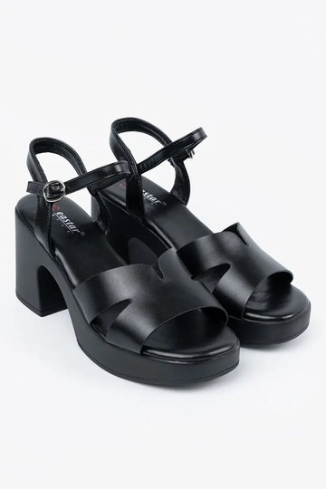Sandalias negras de tacón 2