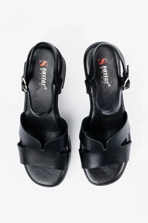 Sandalias negras de tacón Sandalias negras de tacón