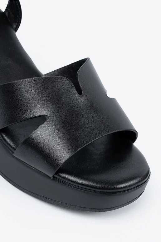 Sandalias negras de tacón Sandalias negras de tacón