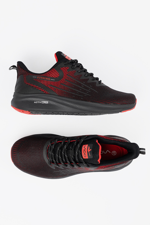 Negro y-Rojo zapatos deportivos do...