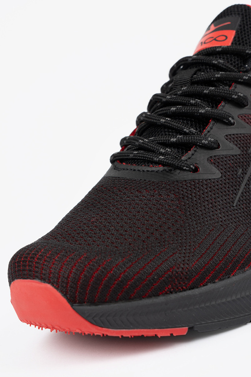 Negro y-Rojo zapatos deportivos do...