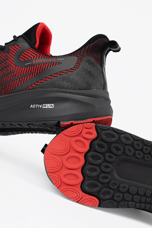 Negro y-Rojo zapatos deportivos do...