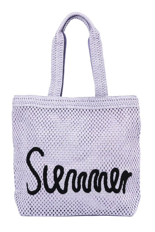 Bolso de playa color violeta