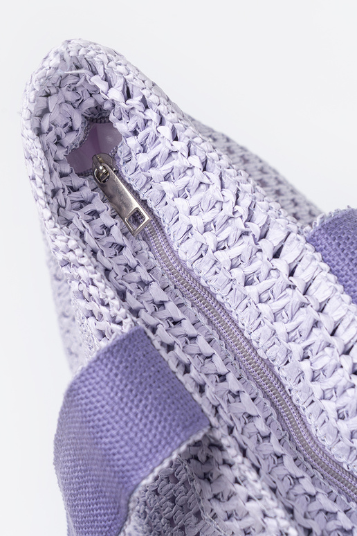 Bolso de playa color violeta