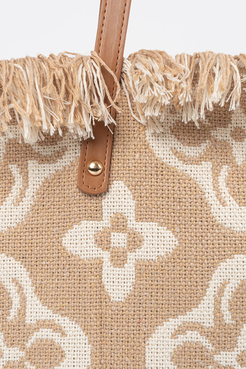 Bolso de playa color arena... 2