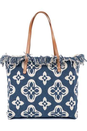 Bolso de playa/saco con flecos