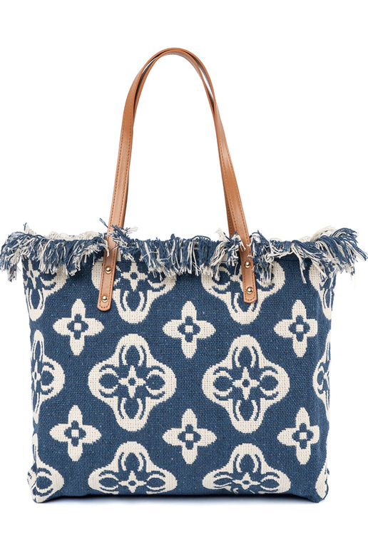 Bolso de playa/saco con flecos