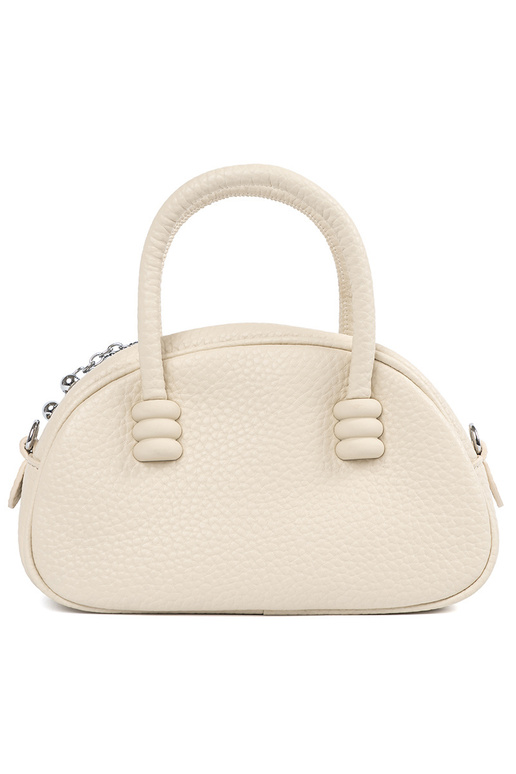 Monedero color arena brillante con...