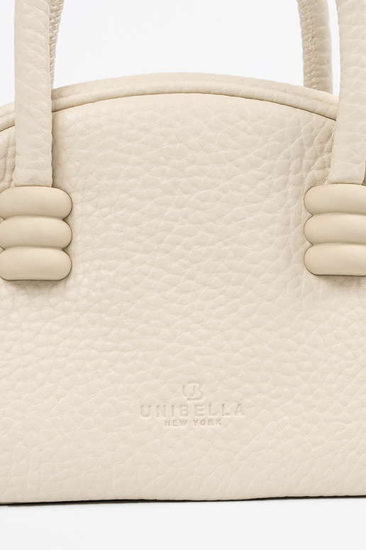 Monedero color arena brillante con...