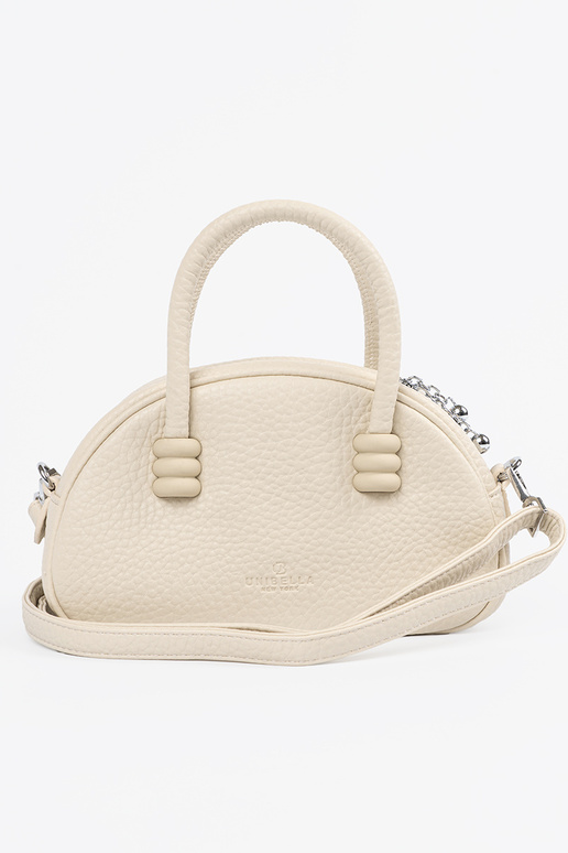 Monedero color arena brillante con...