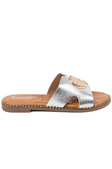 Zapatillas plata con...